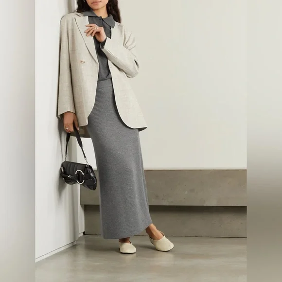 Max Mara - Agile ribbed wool maxi skirt - Picture 3 of 11